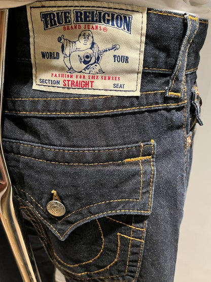 True Religion Dark Wash Jeans - size W38 - Pre-loved.