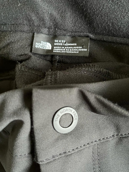 The North Face Black Insulated Trousers - size W36 - Pre-loved