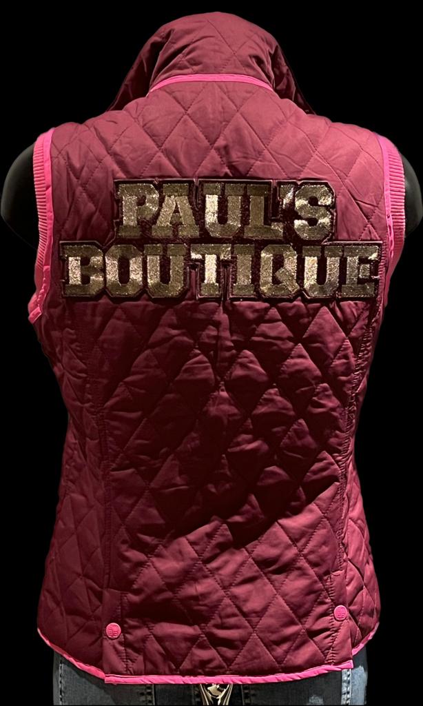 Paul's Boutique Pink Gilet - size S - Pre-loved