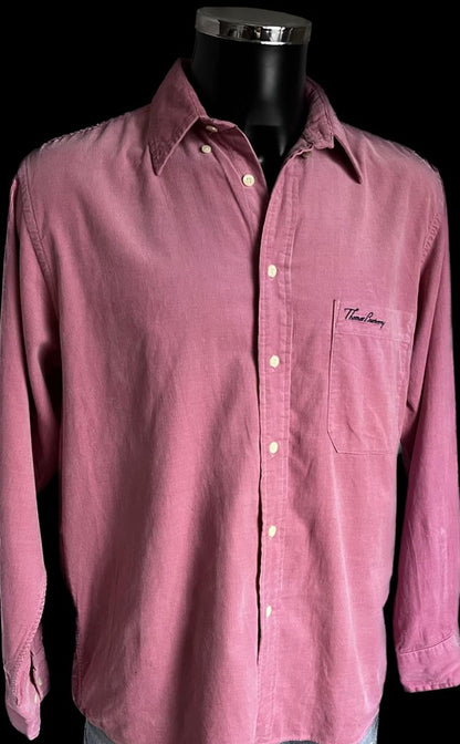 Thomas Burberry Vintage  Pink Shirt - size M - Pre-loved