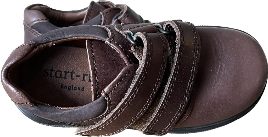 Start-rite Brown Leather Spin shoes size UK8.5G NEW in Box