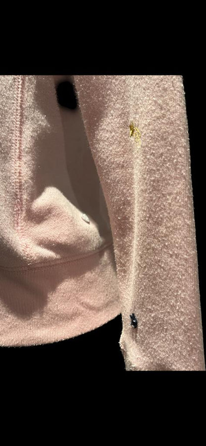 Polo Pink Hoodie Size L - Pre-loved
