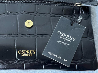 Osprey London Black  Alice Clutch Bag  - BNWT