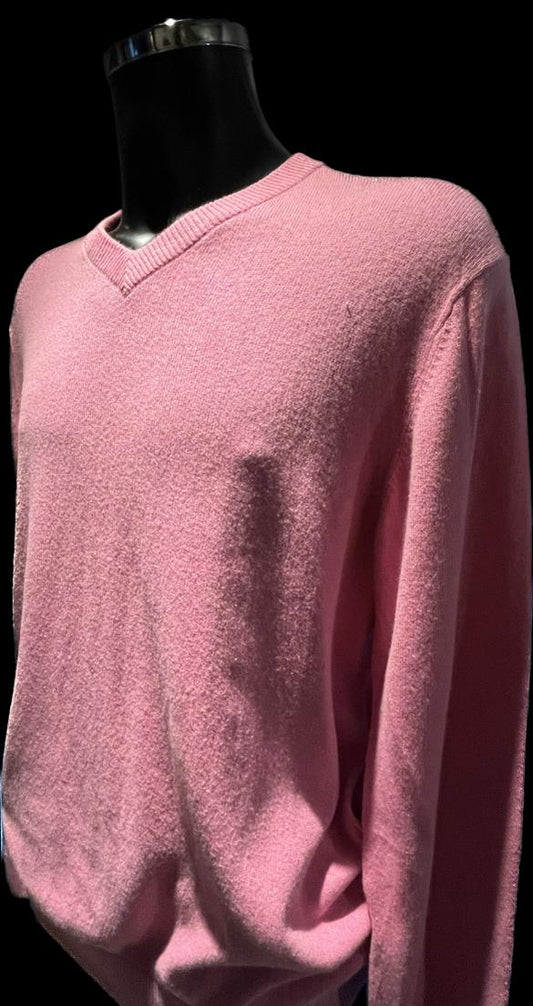 Hilfiger Pink Jumper Size L - Pre-loved