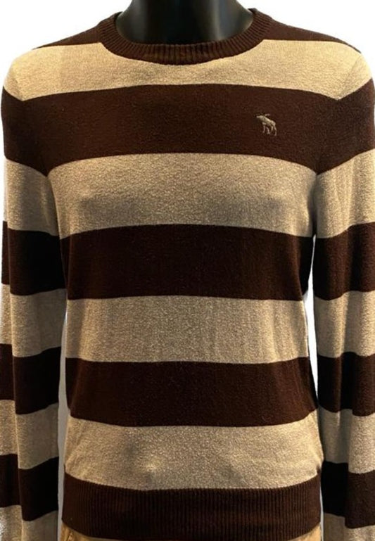 Abercrombie & Fitch Striped Jumper - size M - Pre-loved