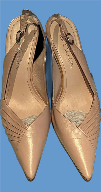 Vintage Jane Shilton Pink Shoes - size UK7 - Pre-loved