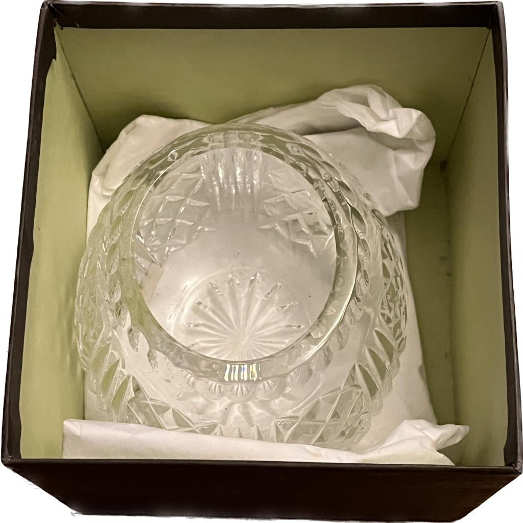 Mappin & Webb Crystal cut Rose Bowl