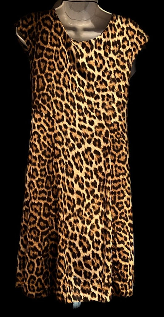 Zara Leopard Print Dress size XS  NEW with Tags