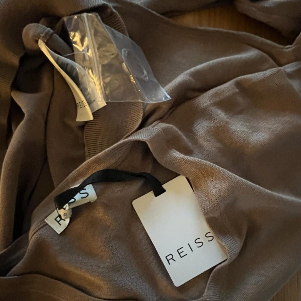 REISS Brown Sweater size XL. NEW with Tags