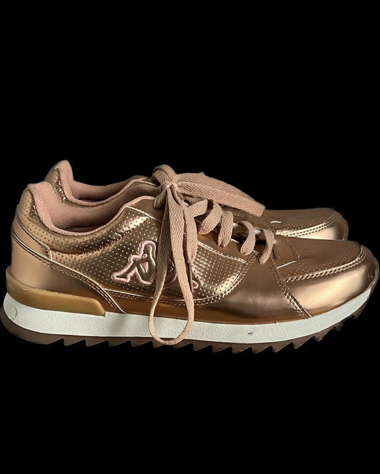 Kappa Rose Gold Trainers - Size UK5 - Pre-loved