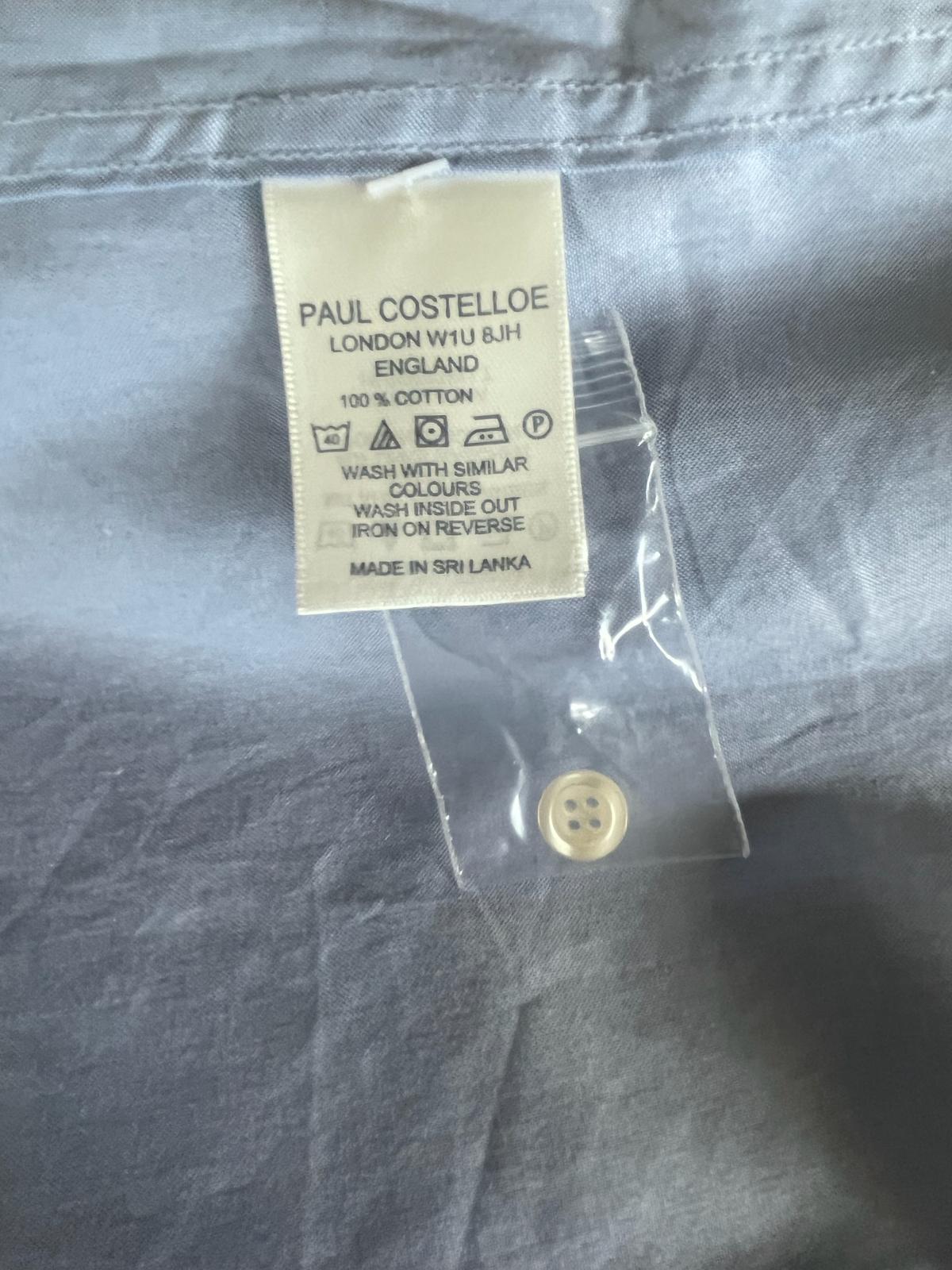 Paul Costelloe Blue Shirt - Size S - NEW with Tags