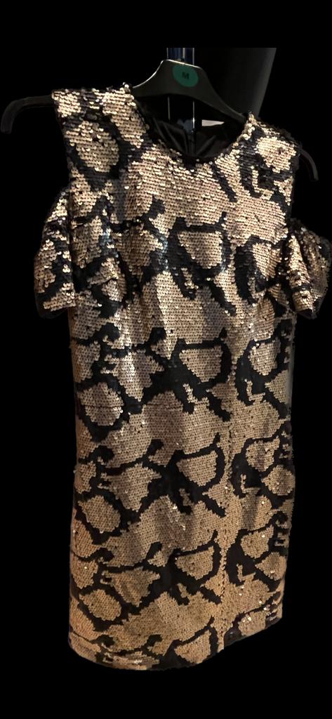 Topshop Gold sequinned Dress size UK8  - BNWT