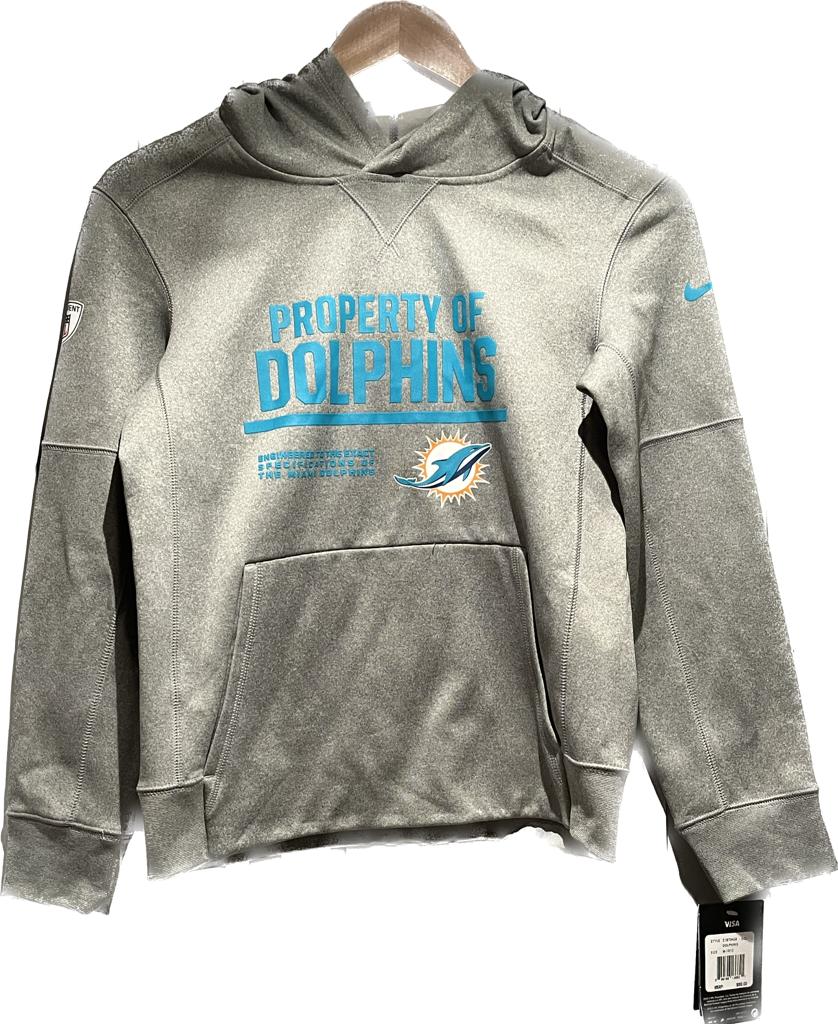 Dolphins NFL Hoodie by Nike - size 10 - NEW