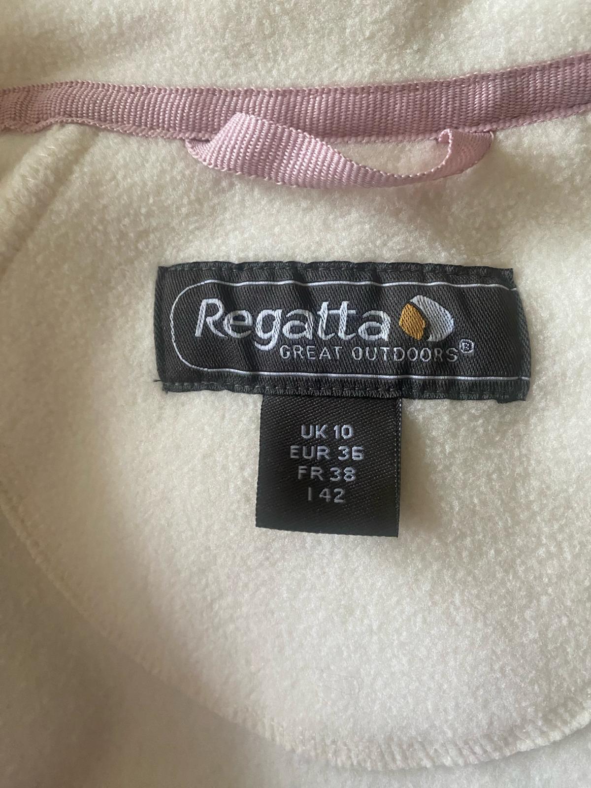 Regatta Cream Fleece - size UK10 - Pre-loved