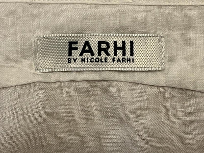 Nicole Farhi Linen Top- size M - Pre-loved